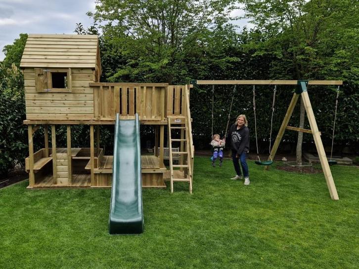 Speeltoestel Antwerpen 360 – Stevig - Veilig - Topkwaliteit, Kinderen en Baby's, Speelgoed | Buiten | Speeltoestellen, Nieuw, Brandweerpaal