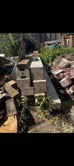Beton beton balk  ook 4x hoek balken, Doe-het-zelf en Verbouw, Ophalen, Gebruikt