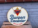 Emaille Reclamebord Burgers Deventer, Ophalen of Verzenden