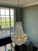 Kroonluchter Kristal 140 cm hoog en 80 cm doorsnede, Ophalen, Zo goed als nieuw, Glas, Kristal