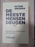 De Meeste Mensen Deugen (Rutger Bregman), Boeken, Overige Boeken, Ophalen of Verzenden, Zo goed als nieuw, Rutger Bregman