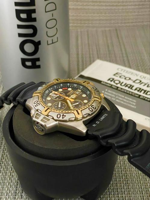 Citizen Eco-Drive Aqualand Diver's, Sieraden, Tassen en Uiterlijk, Horloges | Heren, Gebruikt, Polshorloge, Citizen, Staal, Kunststof