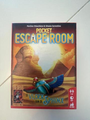 Pocket Escape Room De Vloek van de Sphinx beschikbaar voor biedingen