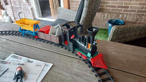 Playmobiel western  trein, Hobby en Vrije tijd, Modeltreinen | Overige schalen, Gebruikt, Rails, Gelijkstroom, Ophalen of Verzenden