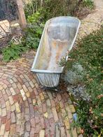 Zinken badkuip, Tuin en Terras, Bloembakken en Plantenbakken, Ophalen, Gebruikt, 100 cm of meer, Metaal
