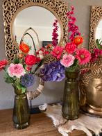 Set Compleet van Zijden bloemen in vaas Compleet Zijde, Ophalen of Verzenden, Nieuw