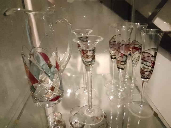 Collectie Roemeens handgeblazen cristal, Antiek en Kunst, Antiek | Glas en Kristal, Ophalen