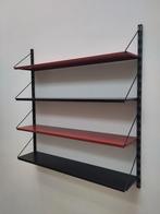 Vintage metalen wandrek Pilastro boekenrek metaal rek, Gebruikt, ., Ophalen of Verzenden, .