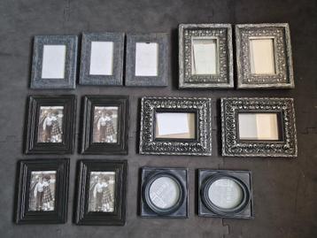 fotolijst zwart hout, 3,50 per stuk beschikbaar voor biedingen