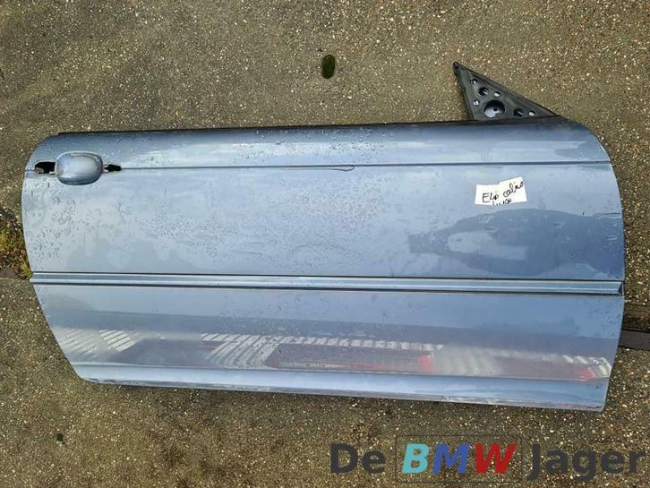 Deur Rechts grijs BMW 3-serie Cabrio coupe E46 41518241412, Auto-onderdelen, Carrosserie en Plaatwerk, Deur, BMW, Voor, Rechts