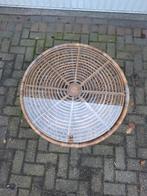 Tafel, Huis en Inrichting, Tafels | Bijzettafels, Ophalen of Verzenden, 75 cm of meer, Rechthoekig, Glas