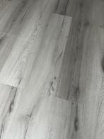 Antraciet laminaat met ondervloer en ongebruikte plinten, Doe-het-zelf en Verbouw, Ophalen, 50 tot 150 cm, Zo goed als nieuw, 10 m² of meer