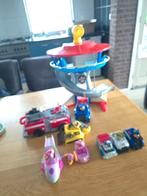 Paw patrol uitkijktoren en brandweerwagen, Kinderen en Baby's, Speelgoed | Actiefiguren, Ophalen, Zo goed als nieuw