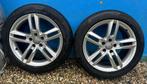 TWEE winterbanden en 18 inch LM Audi velgen, Auto-onderdelen, Banden en Velgen, Ophalen, 18 inch, Gebruikt, Banden en Velgen