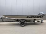 Quicksilver aluminium boot 410 SL yamaha 4 takt en trailer, Tot 10 pk, Ophalen of Verzenden, Zo goed als nieuw, 3 tot 6 meter