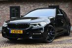 BMW 5-Serie 540i 340pk Xdrive Aut M-Sport 2017 Zwart, Auto's, Zwart, 2000 kg, Leder, Stationwagon