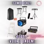 FEESTJE? Tafels, licht en geluid huren? Incl. Op en afbouw!, Verzenden, Zo goed als nieuw, Verjaardag