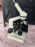 Microscoop. 10 x 18 met kist Koi vissen onderziek anatomie, Ophalen of Verzenden, Gebruikt, Biologische microscoop