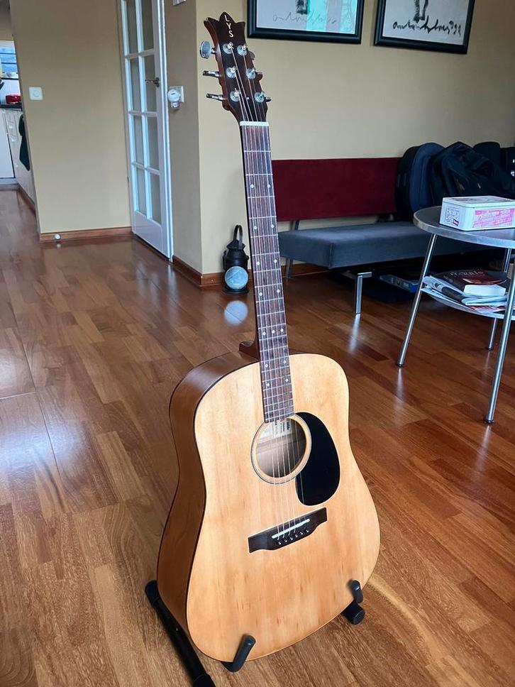 Lys Godin seagull 1980 akoestische gitaar gereviseerd., Muziek en Instrumenten, Snaarinstrumenten | Gitaren | Akoestisch, Gebruikt