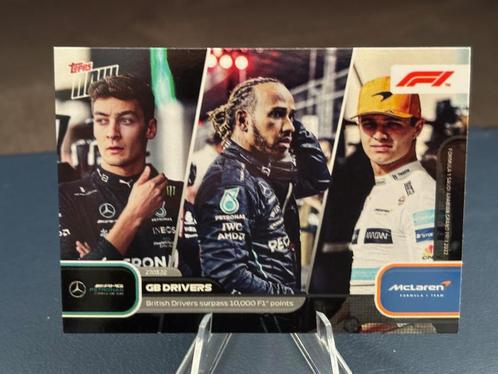 Russell Hamilton Norris GB Drivers 1000 points -Topps Now F1, Hobby en Vrije tijd, Stickers en Plaatjes, Nieuw, Plaatje, Ophalen of Verzenden