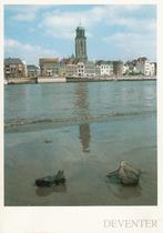 Deventer  -   IJssel en Lebuïnustoren  ,  1989      =007=, Ophalen of Verzenden, 1980 tot heden, Gelopen, Overijssel