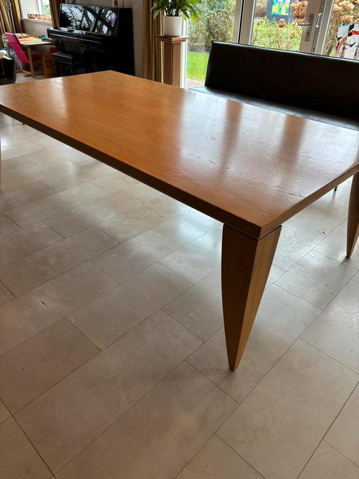 Design tafel Jan des Bouvrie, Huis en Inrichting, Tafels | Eettafels, Gebruikt, 100 tot 150 cm, 200 cm of meer, Vijf personen of meer