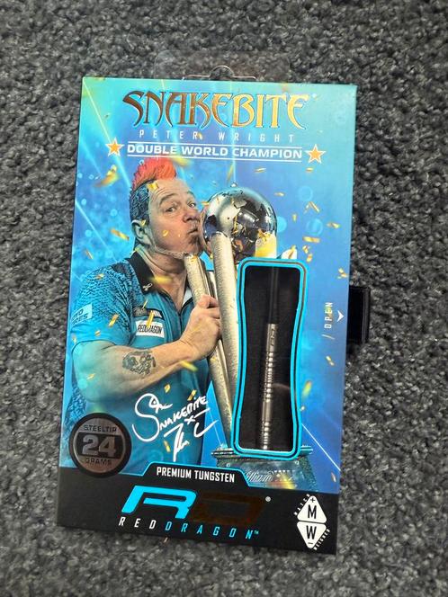 Peter Wright Snakebite World Champion 2020 Edition, Sport en Fitness, Darts, Nieuw, Pijlen, Ophalen of Verzenden