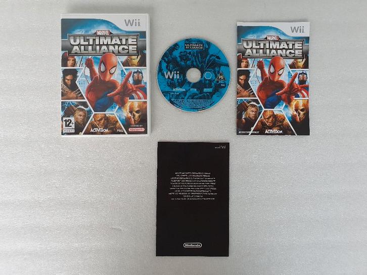 Nintendo Wii: Marvel Ultimate Alliance, Spelcomputers en Games, Games | Nintendo Wii, Gebruikt, Avontuur en Actie, 1 speler, Vanaf 12 jaar