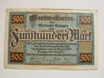 Noodgeld Torgau 500 Mark, Verzenden, Duitsland