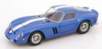 1:12 modelauto  Ferrari 250 GTO – 1962 – Metall Blauw / Wit, Hobby en Vrije tijd, Modelauto's | 1:5 tot 1:12, .., .., Auto, Nieuw