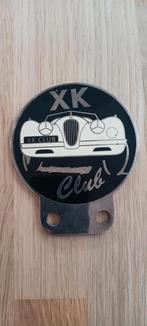 JAGUAR XK CLUB stalen badge, als nieuw. Nooit gemonteeed, Ophalen of Verzenden, Zo goed als nieuw, Auto's