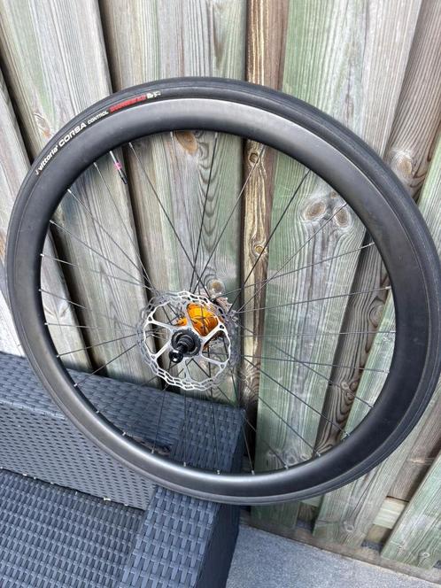 Carbon wielen Hope RS4 naven 38 mm hoog, Fietsen en Brommers, Fietsonderdelen, Gebruikt, Racefiets, Wiel, Ophalen of Verzenden