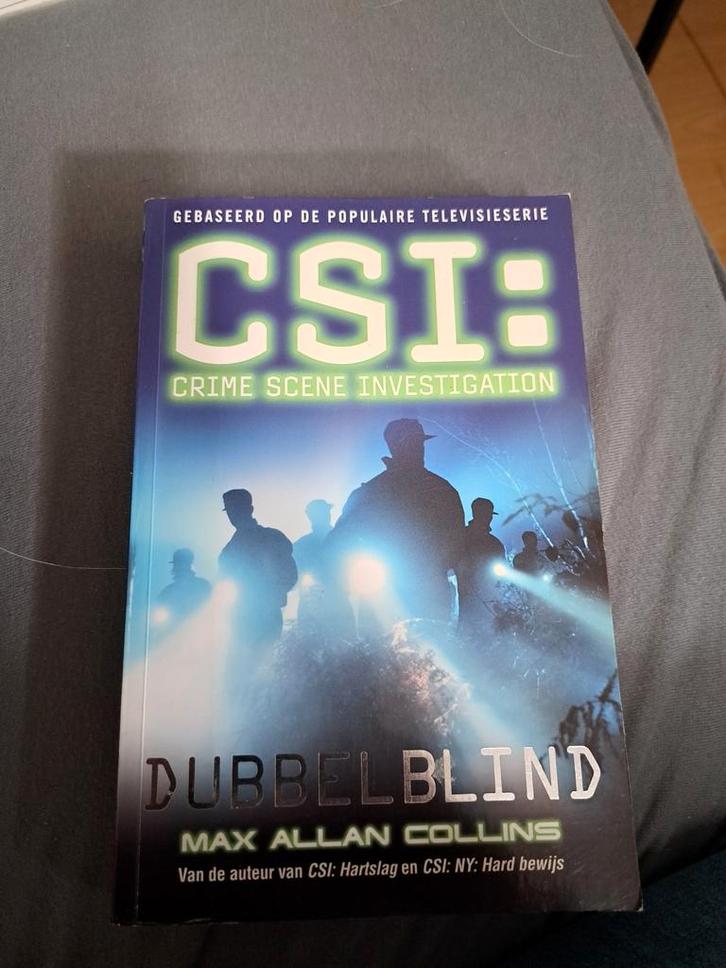 CSI: Dubbelblind - Max Allan Collins, Boeken, Detectives, Gelezen, Tv-bewerking, Ophalen of Verzenden