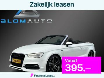 Audi A3 Cabriolet 1.4 TFSI S-Line LEDER+NEKVERWARMING+19INCH beschikbaar voor biedingen