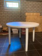 Pvc tuintafel, Ophalen, Zo goed als nieuw, Rond