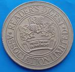 Penning Reader's Digest Association Limited (rond), Postzegels en Munten, Penningen en Medailles, Overige materialen, Buitenland