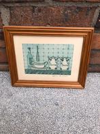 Vintage Keukenprint - Laetitia de Haas, Antiek en Kunst, Kunst | Etsen en Gravures, Ophalen of Verzenden