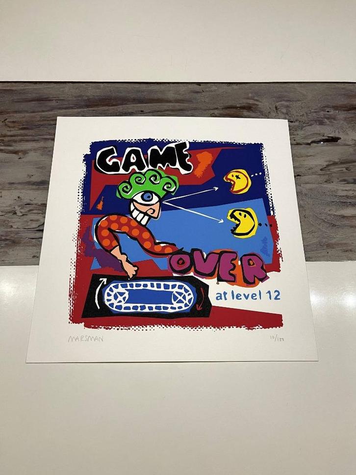 Jean-Paul Marsman | Game Over, Antiek en Kunst, Kunst | Litho's en Zeefdrukken, Ophalen of Verzenden