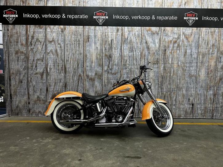HARLEY-DAVIDSON FAT BOY FLSTF (bj 1993) 22,318 mls, Motoren, Motoren | Harley-Davidson, Bedrijf, Chopper, 12 t/m 35 kW, 2 cilinders