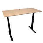 Elektrisch Zit Sta Bureau Zwart Nieuw Blad 160 x 80