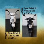 Witte Sym Orbit II / Zwarte Sym Orbit II   "2e hands", Ophalen, Zo goed als nieuw, Benzine, Orbit