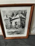 Mooi oud schilderij van Herman moerkerk, Antiek en Kunst, Ophalen of Verzenden