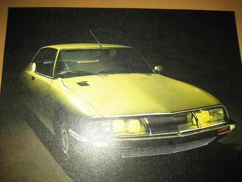Citroën SM presentatiemap met 8 foto's plm. 1971 folder, Boeken, Auto's | Folders en Tijdschriften, Zo goed als nieuw, Overige merken