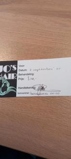 Nieuw...bon voor kapper Jo,s Hair...Lopik, Eén persoon, Kortingsbon