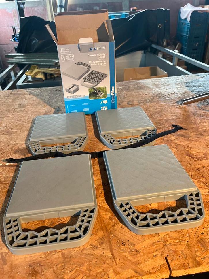 Caravan Poot Steun - Pro Plus Hoekstukken, Caravans en Kamperen, Caravan accessoires, Nieuw, Ophalen of Verzenden