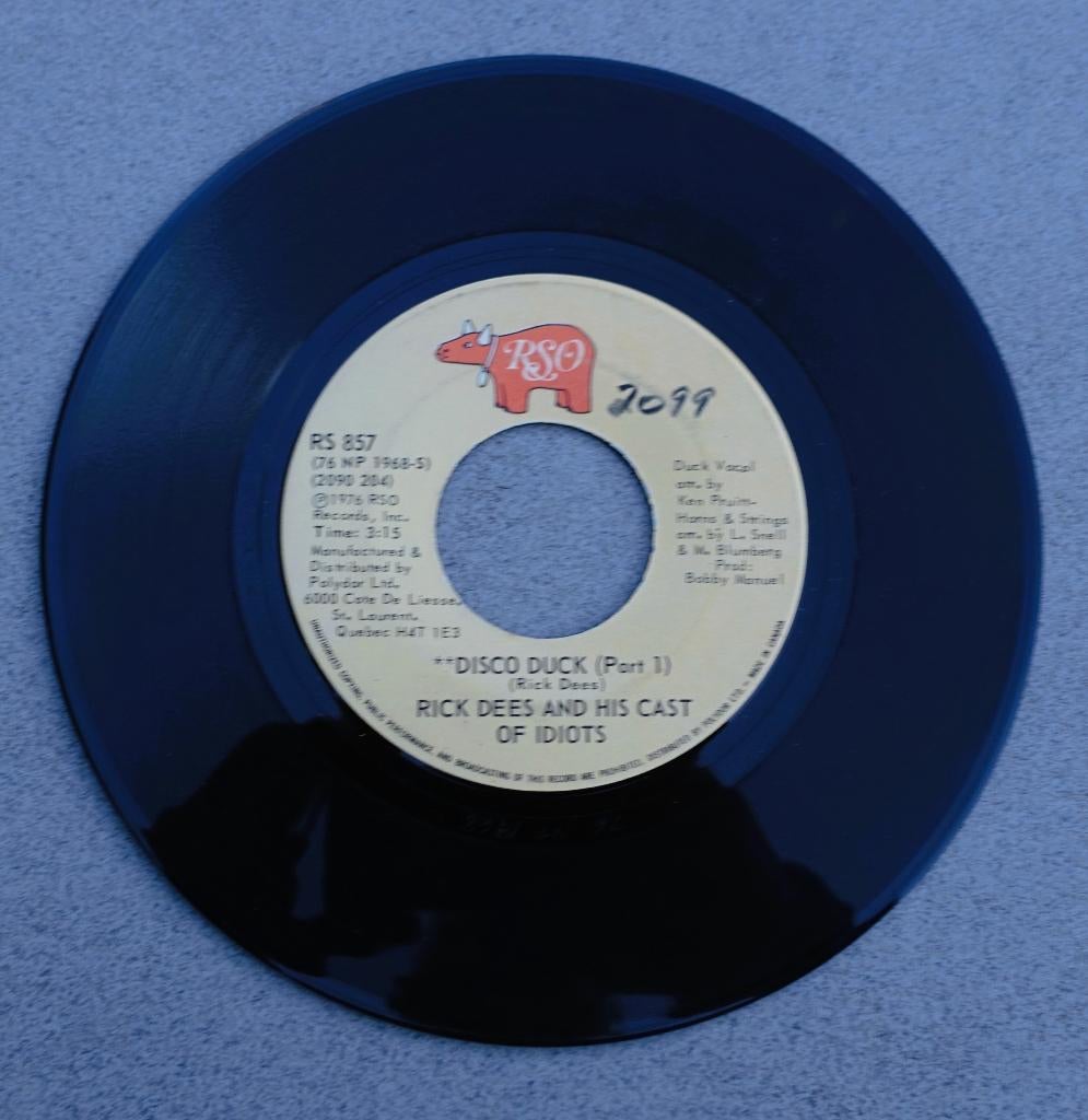 rick dees and his cast of idiots - disco duck  (2), Ophalen of Verzenden, Gebruikt, 7 inch, Single