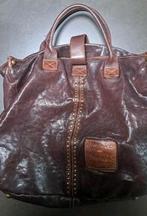 Campomaggi tas leder 25-02-1961, Sieraden, Tassen en Uiterlijk, Ophalen of Verzenden, Zo goed als nieuw, Bruin, Handtas