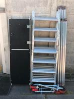 Nieuwe rolsteiger 75x190x6,20 werkhoogte 1x Carbon platform!, Ophalen, Zo goed als nieuw, Euroscaffold, Rolsteiger of Kamersteiger
