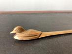 Vintage bronzen eend briefopener, Ophalen of Verzenden