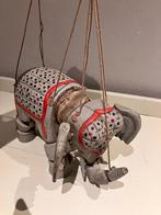Houten Olifant Marionet - Handgemaakt, Ophalen of Verzenden